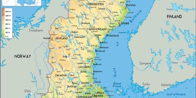 地图瑞典河