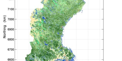 地图瑞典森林