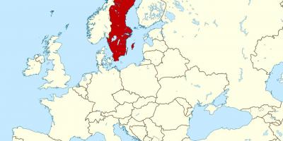 欧洲地图瑞典